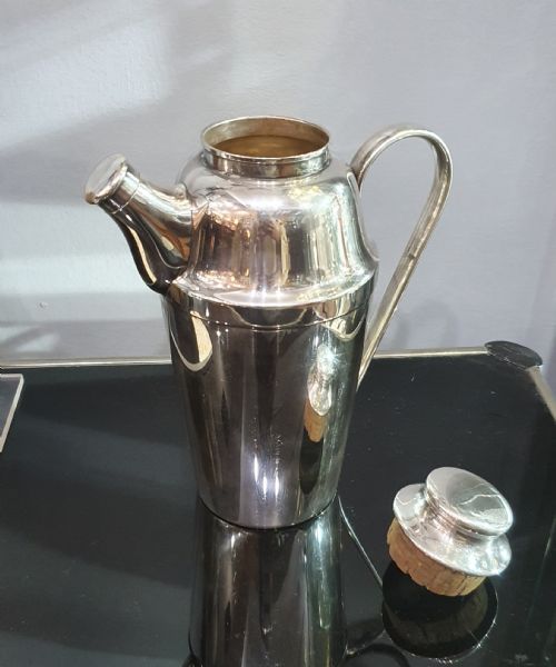 WMF GERMAN PLATED ART DECO COCKTAIL SHAKER C1930 - ADDITIONAL PHOTO 8