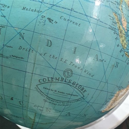 ART DECO DESK GLOBE 192030'S - ADDITIONAL PHOTO 2