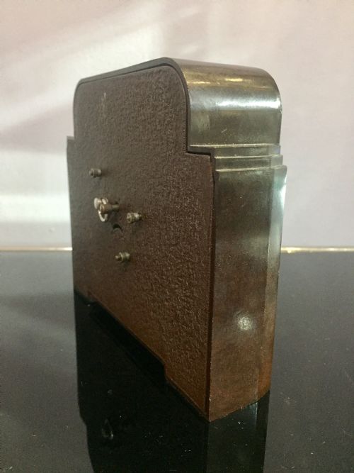 ART DECO BAKELITE ENFIELD MANTLE CLOCK C1932 - ADDITIONAL PHOTO 6