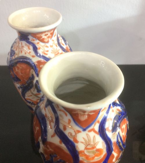 PAIR OF MEIJI PERIOD IMARI VASES - ADDITIONAL PHOTO 6
