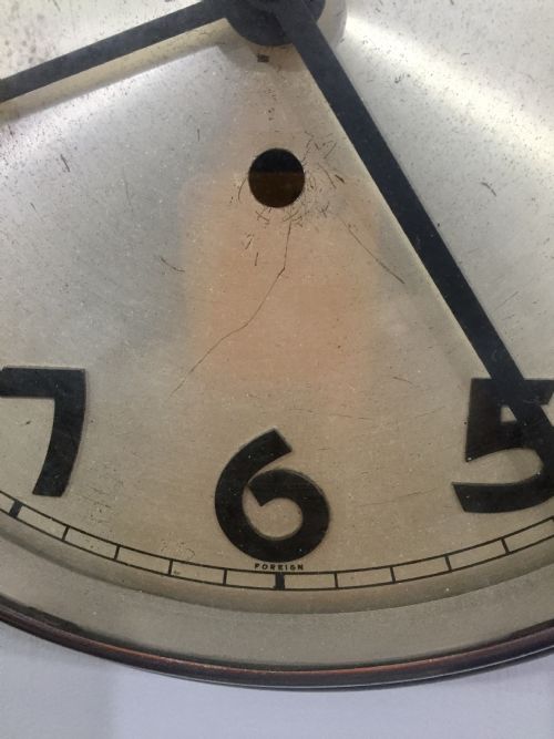 ORIGINAL PREWAR ART DECO BAUHAUS DESIGN GERMAN WALL CLOCK C1930S - ADDITIONAL PHOTO 3