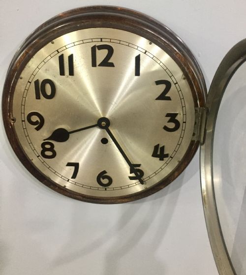 ORIGINAL PREWAR ART DECO BAUHAUS DESIGN GERMAN WALL CLOCK C1930S - ADDITIONAL PHOTO 4