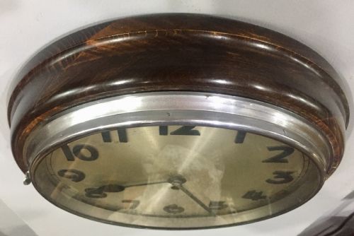 ORIGINAL PREWAR ART DECO BAUHAUS DESIGN GERMAN WALL CLOCK C1930S - ADDITIONAL PHOTO 7