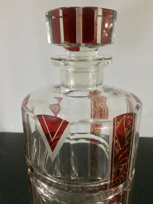 KARL PALDA ORIGINAL ART DECO DECANTER SET C1930 - ADDITIONAL PHOTO 1