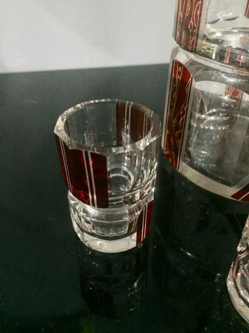 KARL PALDA ORIGINAL ART DECO DECANTER SET C1930 - ADDITIONAL PHOTO 3
