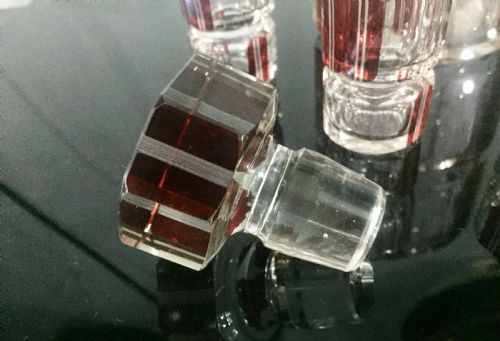 KARL PALDA ORIGINAL ART DECO DECANTER SET C1930 - ADDITIONAL PHOTO 4