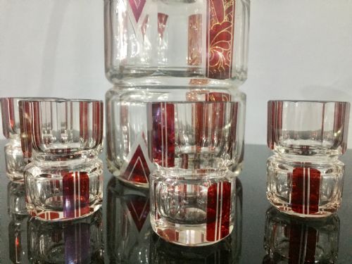 KARL PALDA ORIGINAL ART DECO DECANTER SET C1930 - ADDITIONAL PHOTO 5