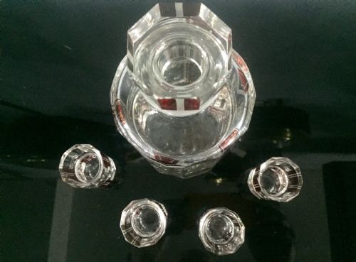 KARL PALDA ORIGINAL ART DECO DECANTER SET C1930 - ADDITIONAL PHOTO 7