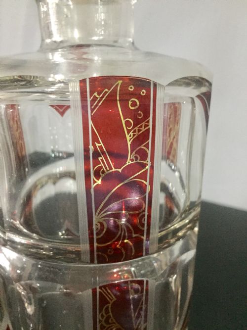 KARL PALDA ORIGINAL ART DECO DECANTER SET C1930 - ADDITIONAL PHOTO 8