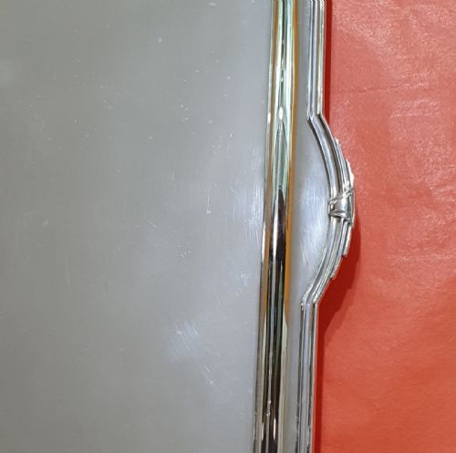 ASPREY 1930S ART DECO COCKTAIL SERVING TRAY HAND SOLDERED SILVER PLATE - ADDITIONAL PHOTO 2