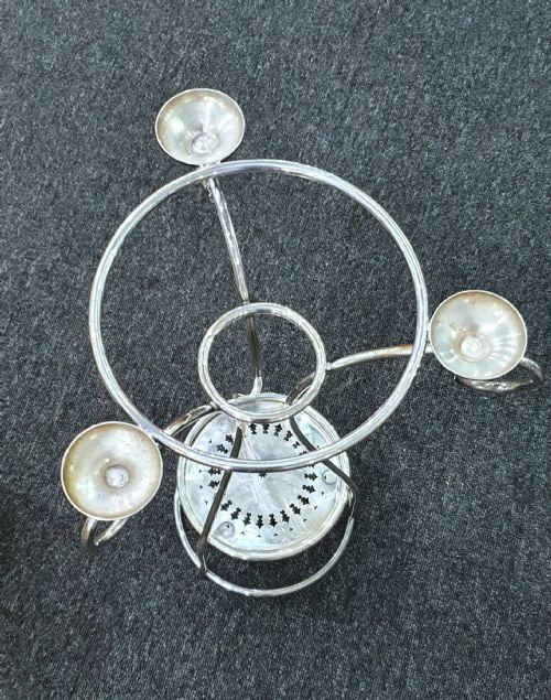 ART DECO MAPPIN WEBB FRAME CHAMPAGNE BUCKET STAND CHAMPAGNE BUCKET COOLER - ADDITIONAL PHOTO 8