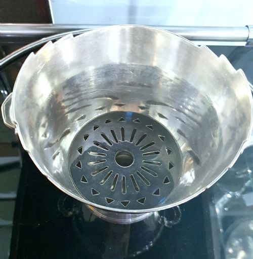 ART DECO MAPPIN WEBB GEOMETRIC DESIGN ICE BUCKET WITH DRIP TRAY KEITH MURRAY DESIGN - ADDITIONAL PHOTO 4