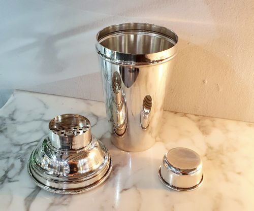 ART DECO 1920S JAMES DIXON COCKTAIL SHAKER - ADDITIONAL PHOTO 5