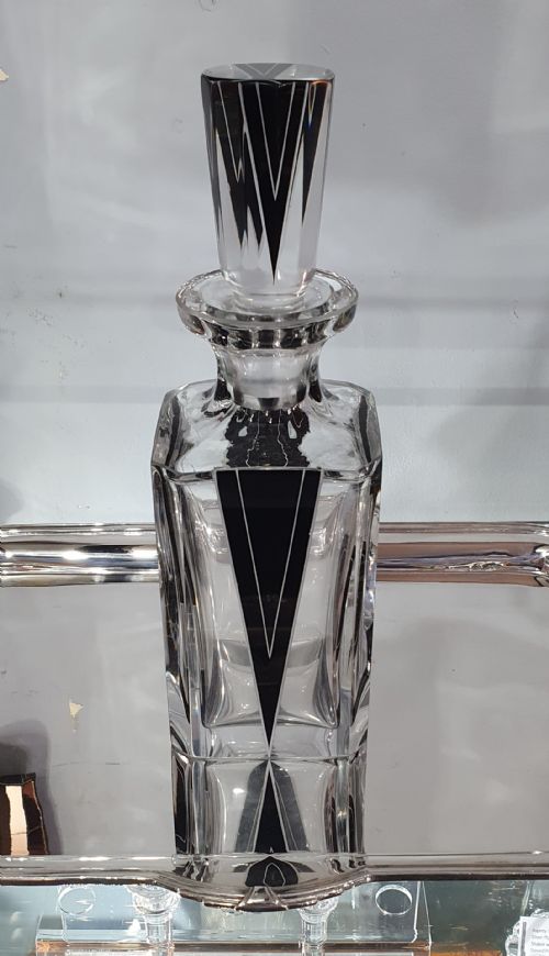 KARL PALDA ORIGINAL BOHEMIAN ART DECO DECANTER SET C1930 - ADDITIONAL PHOTO 11