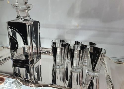 KARL PALDA ORIGINAL ART DECO DECANTER SET - ADDITIONAL PHOTO 5