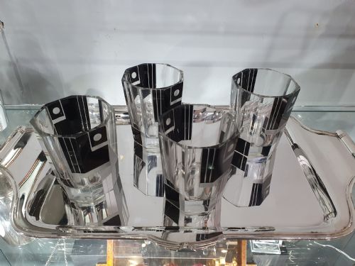 KARL PALDA ORIGINAL ART DECO DECANTER SET - ADDITIONAL PHOTO 9