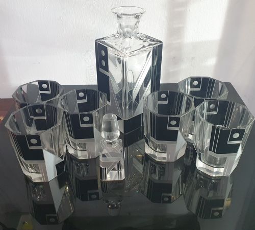 KARL PALDA ORIGINAL ART DECO DECANTER SET - ADDITIONAL PHOTO 10