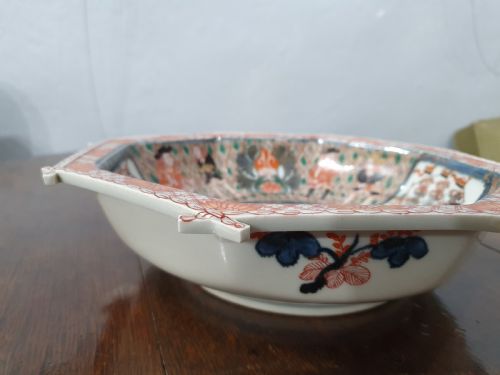 RARE EDO PERIOD OCTAGONAL IMARI DISH - ADDITIONAL PHOTO 5