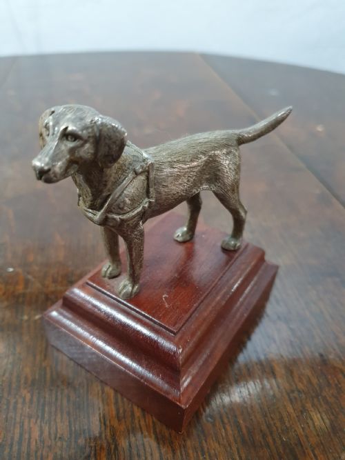 ORIGINAL BRONZE ENGLISH SETTER CAR MASCOT C1930 - ADDITIONAL PHOTO 1