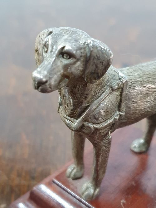 ORIGINAL BRONZE ENGLISH SETTER CAR MASCOT C1930 - ADDITIONAL PHOTO 2