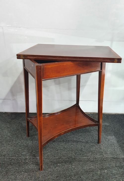 EDWARDIAN GAMES TABLE C1910 - ADDITIONAL PHOTO 2
