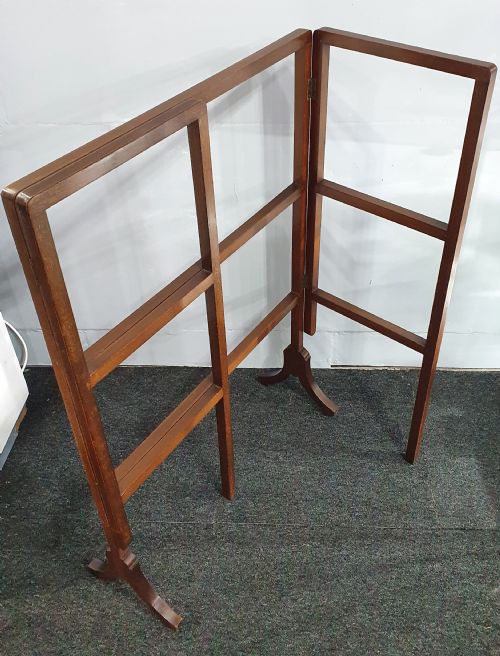 LATE VICTORIAN DOUBLE GATE CLOTHES AIRER - ADDITIONAL PHOTO 4