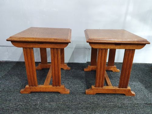 MATCHING PAIR OF SMALL 1920S OCASSIONAL TABLE - ADDITIONAL PHOTO 6