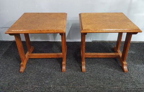 matching pair of small 1920s ocassional table - CATEGORY: ANTIQUE TABLES - DATED 1920