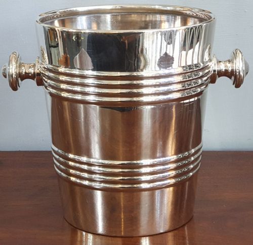 mappin webb silver plated champagne bucket c1930 - CATEGORY: ANTIQUE SILVER - DATED 1930