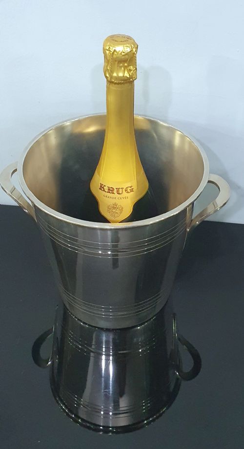 ST MEDARD FRENCH ART DECO SILVER PLATED CHAMPAGNE COOLER CHAMPAGNE BUCKET C1930 - ADDITIONAL PHOTO 15