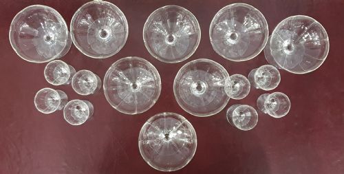 SET OF 8 CRYSTAL CHAMPAGNE GLASSES 8 LIQUEUR APERITIF GLASSES C192030 - ADDITIONAL PHOTO 4