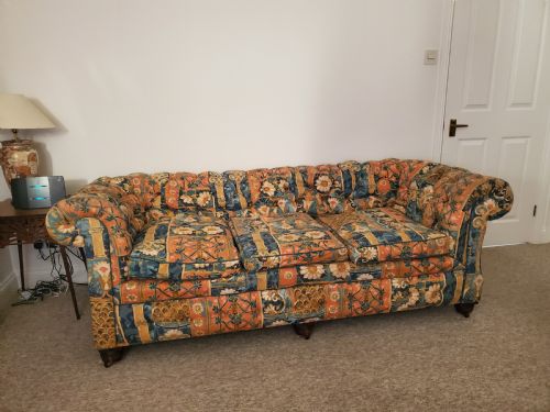 VICTORIAN CHESTERFIELD SOFA C1880 - ADDITIONAL PHOTO 12