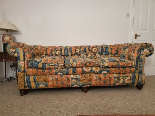 VICTORIAN CHESTERFIELD SOFA C1880 - ADDITIONAL PHOTO 13