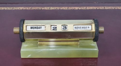art deco perpetual desk calendar c1930s - CATEGORY: ANTIQUE MISCELLANEOUS - DATED 1930