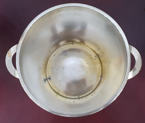 ST MEDARD FRENCH ART DECO SILVER PLATED CHAMPAGNE COOLER CHAMPAGNE BUCKET C1930 - ADDITIONAL PHOTO 21