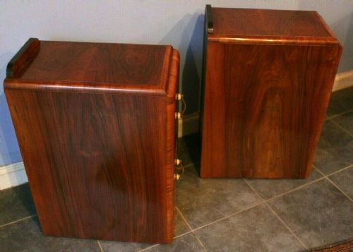 PAIR OF ART DECO BURR WALNUT BEDSIDE DRAWERS CABINETS C1930 - ADDITIONAL PHOTO 6