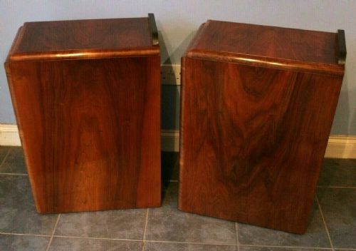 PAIR OF ART DECO BURR WALNUT BEDSIDE DRAWERS CABINETS C1930 - ADDITIONAL PHOTO 7