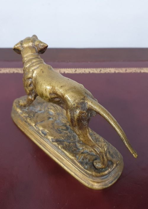 ALFRED DUBUCAND BRONZE POINTER HUNTING DOG C1860 - ADDITIONAL PHOTO 5