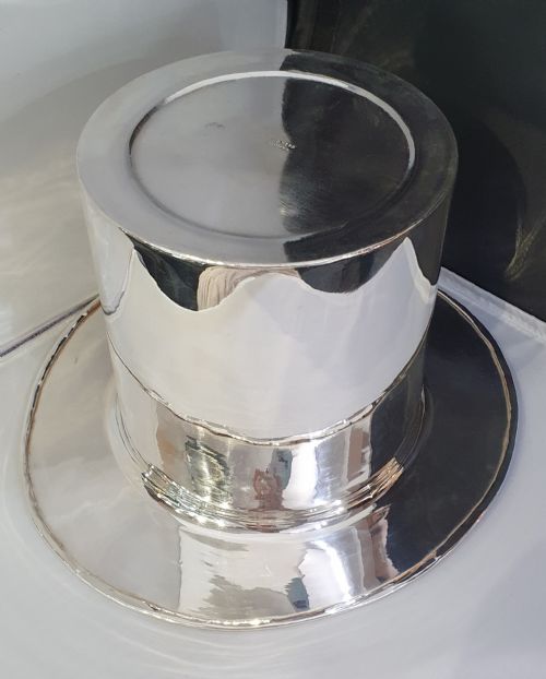 ART DECO MAPPIN WEBB TOP HAT CHAMPAGNE BUCKET C1930 - ADDITIONAL PHOTO 4