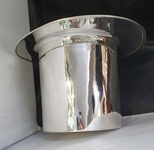ART DECO MAPPIN WEBB TOP HAT CHAMPAGNE BUCKET C1930 - ADDITIONAL PHOTO 15