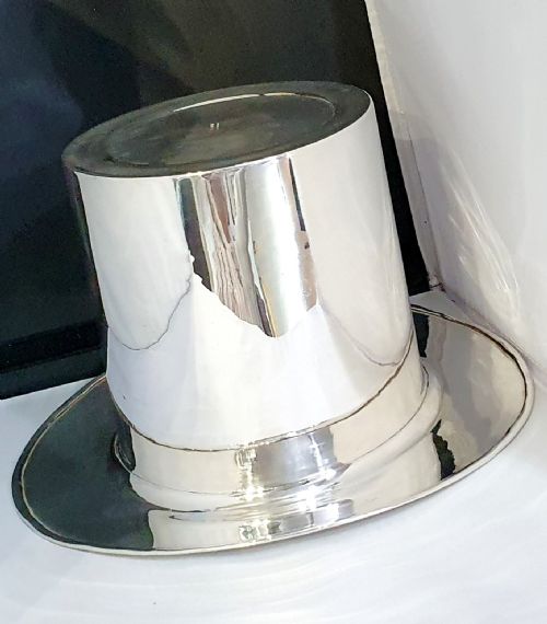 ART DECO MAPPIN WEBB TOP HAT CHAMPAGNE BUCKET C1930 - ADDITIONAL PHOTO 8