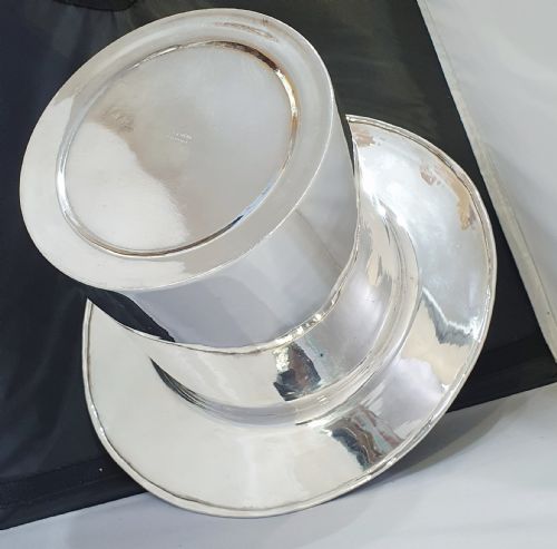 ART DECO MAPPIN WEBB TOP HAT CHAMPAGNE BUCKET C1930 - ADDITIONAL PHOTO 14