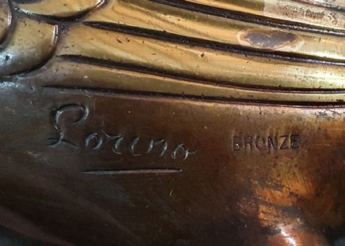 LORINO FRENCH ART DECO BRONZE PHEASANT C1930 - ADDITIONAL PHOTO 6