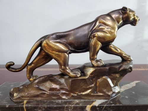 FRENCH ART DECO PROWLING PANTHER C1930 - ADDITIONAL PHOTO 3