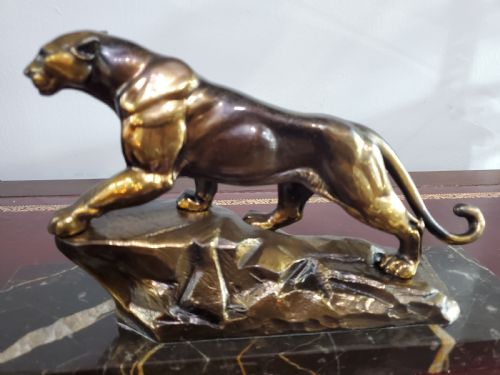 FRENCH ART DECO PROWLING PANTHER C1930 - ADDITIONAL PHOTO 4