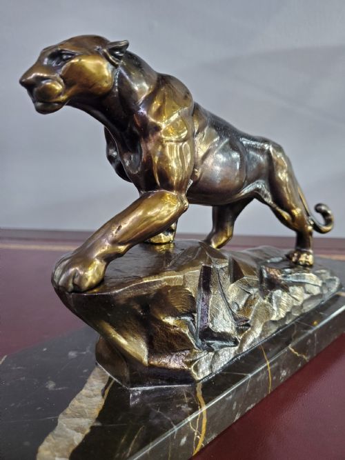 FRENCH ART DECO PROWLING PANTHER C1930 - ADDITIONAL PHOTO 8