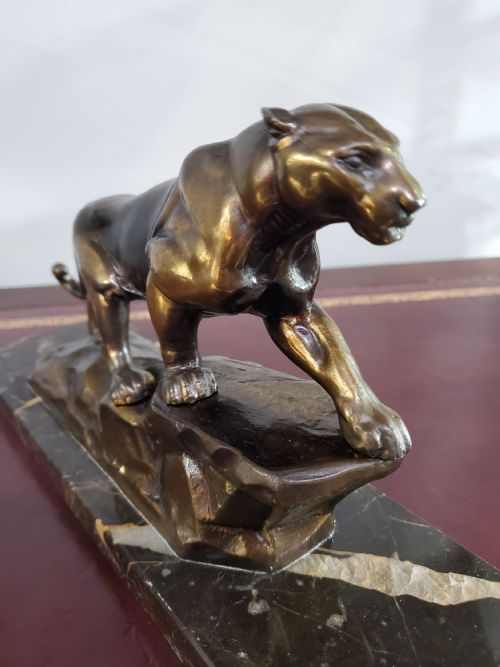 FRENCH ART DECO PROWLING PANTHER C1930 - ADDITIONAL PHOTO 7