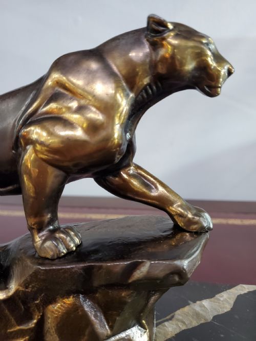 FRENCH ART DECO PROWLING PANTHER C1930 - ADDITIONAL PHOTO 10