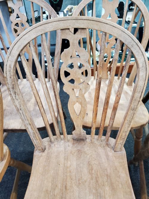 VICTORIAN FARMHOUSE KITCHEN CHAIRS X6 - ADDITIONAL PHOTO 3