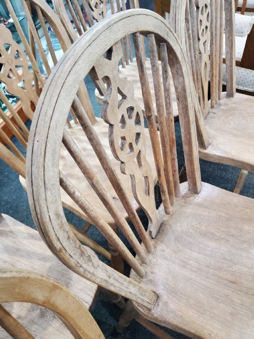 VICTORIAN FARMHOUSE KITCHEN CHAIRS X6 - ADDITIONAL PHOTO 8
